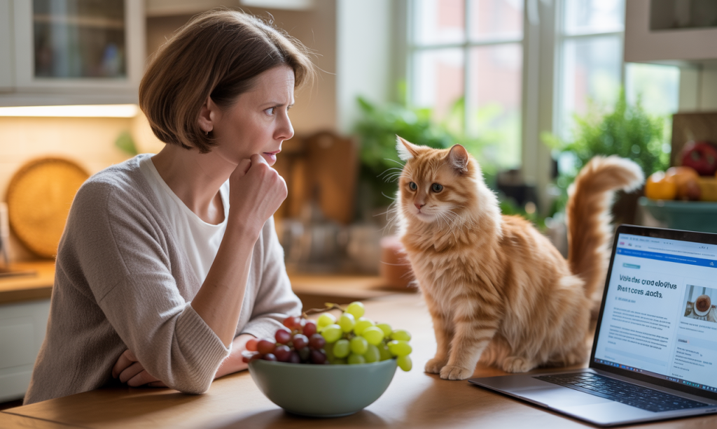 discover whether grapes are safe for cats, learn about potential risks, and find essential information to protect your feline friend's health.