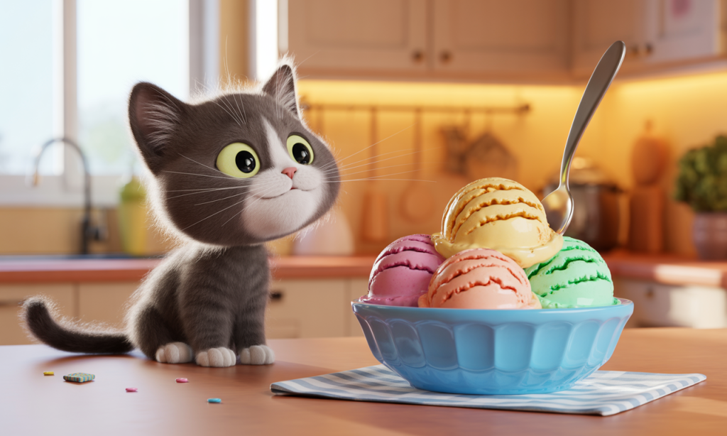 discover whether it's safe for cats to eat ice cream, including potential health risks, common ingredients to watch out for, and safer treat alternatives for your feline friend.