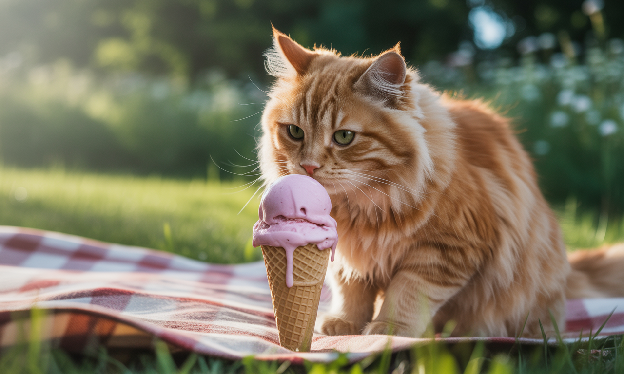 discover if it's safe for cats to eat ice cream, potential health risks, and tips on keeping your feline friend happy and healthy.