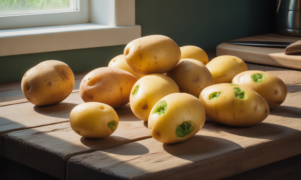 wondering if it's safe to eat potatoes with green spots? learn what causes the green color, potential health risks, and how to safely handle and prepare potatoes to avoid toxins.
