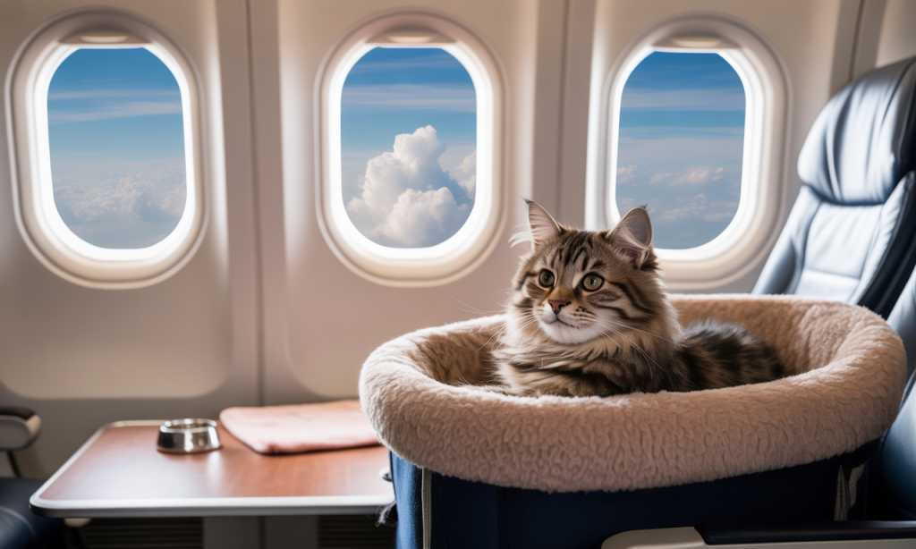 discover whether air travel is safe for cats, what precautions to take, and tips to ensure your feline friend has a comfortable and stress-free journey on a plane.
